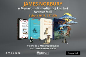 James Norbury u Menart multimedijalnoj knjižari !