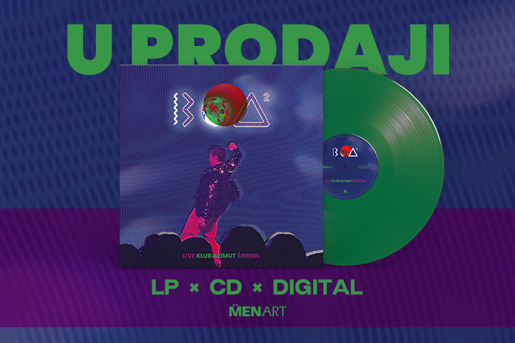 LP „ Boa II – Live klub Azimut Šibenik“ od danas u prodaji!