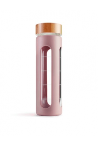 Staklena boca Miquelrius od borosilikatnog stakla kojeg se može reciklirati roza 13117 (13114)
