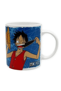 ONE PIECE - Mug - 320 ml - Luffy & Emblem - porcl. with box