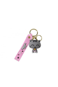 Privjesak za ključeve iTotal Cat siva XL2946