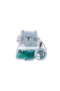 Set Miquelrius mini pernica i ručne spajalice Cat rule MR13171