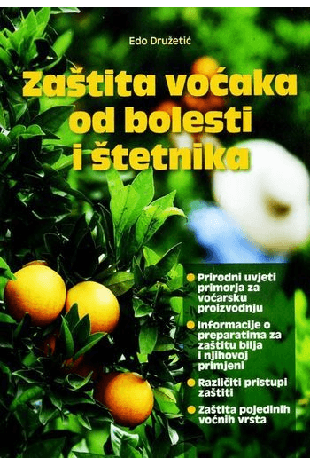 Knjiga Zaštita voćaka od bolesti i štetnika - naslovnica
