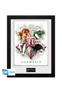 Harry Potter - Framed Print Hogwarts Water Colour (300)