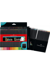 Boje drvene 50boja trokutaste Black Edition Faber Castell 116450 blister