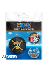 ONE PIECE - Badge Pack - Skull & Luffy
