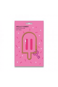 Hello Key Ring - Yummy - key ring - gold