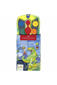 Boja vodena fi 24mm 12boja+glitter glow T-rex Connector Faber Castell 125013