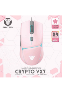 Miš Gaming žični Fantech 8000 DPI Crypto VX7 Sakura Edition rozi