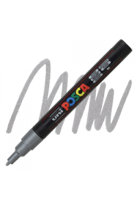 Marker Uni pc-3m Posca srebrni