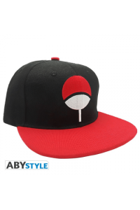 NARUTO SHIPPUDEN - Snapback Cap - Black & Red - Uchiha