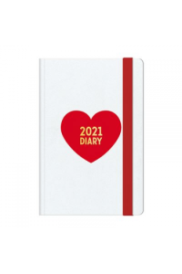 Planer 12*18 cm Heart 2021 Medium Weekly Diary