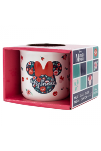 Stor Young Adult Ceramic Elite Mug 13 Oz In Gift Box Minnie Mouse Gardening