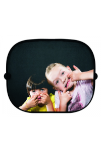 Blind Passengers, Crazy Kids, car sun shade, polyester, 45x36 cm, print: crazy kids