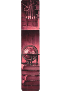 Bookmark Books and globe