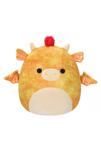 SQU: SQUishmallows 40cm W19 - Dieric - Žuti Zmaj S Crvenom Kosom