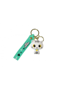 Privjesak za ključeve iTotal Cat bijela XL2947