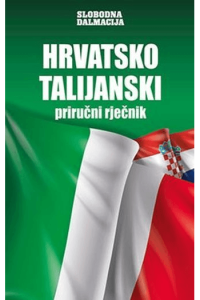Knjiga Hrvatsko talijanski priručni riječnik - naslovnica