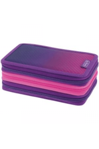 Pernica puna 3zipa Dip Dye Herlitz rtozo ljubičasta