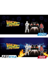BACK TO THE FUTURE - Mug Heat Change -  460 ml  "Time Machine"