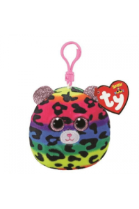 Privjesak TY Squishy Dotty - šareni leopard