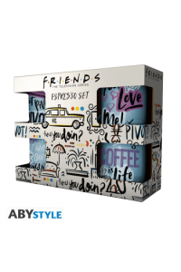 Friends - Set 4 Espresso Mugs - Doodle*