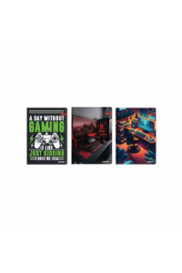 Bilježnica Ilijanum A4 70g 52L crte gamer