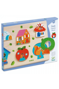 Drvene puzzle - Kuća