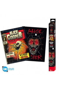 Alice Cooper - Set 2 Chibi Posters - Tales Of Horror/Skull (52X38)