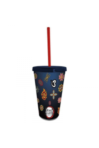 Demon Slayer - Tumbler With Straw - 470Ml - Pillars