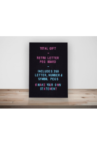 Ploča sa slovima iTotal 30x20,5cm crna XL0870