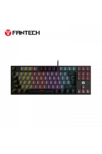 Tipkovnica gaming žična mehanička Fantech Atom 87 Red SW. MK876V2 siva