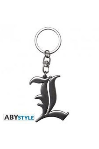 DEATH NOTE - Keychain 3D "L Symbol"