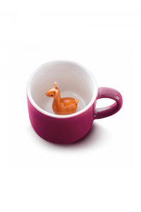 Animal mug Anna - mug with alpaca - lilac
