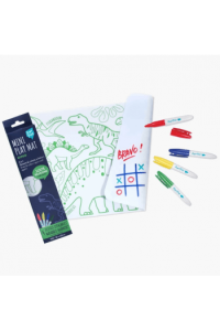 Mini dječja silikonska podloga za bojanje - Dino