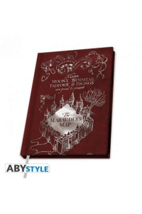 HARRY POTTER - A5 Notebook Marauder's map X4
