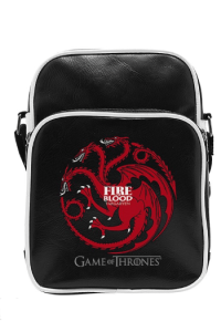 GAME OF THRONES - Messenger Bag "Targaryen" - Vinyl Small Size - Hook