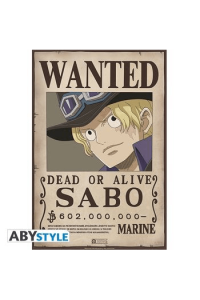 One Piece Poster Wanted Sabo (52x35cm)
