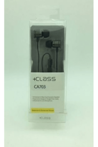 Hands free+class univerzalni CA703 3.5MM CRNI