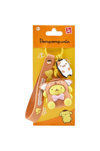 Yume Hello Kitty & Friends Animal Series Keychain With Hand Strap - Pompompurin