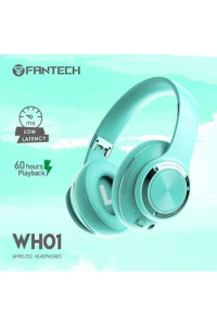 Bluetooth Stereo Slušalice Fantech BT 5.0, 3,5mm+Tip C WH01 Mint Edition zelene