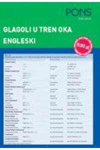 PONS glagoli u tren oka engleski - naslovnica