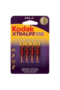KODAK XTRALIFE ALKALINE AAA LR03 4X