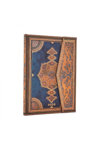 Planer tjedni 2026 13x18cm - midi magnet Safavid Indigo Paperblanks