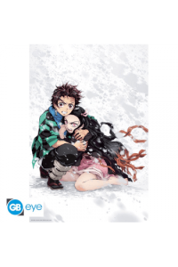 Demon Slayer - Poster Maxi 91.5X61 - Tanjiro & Nezuko Snow