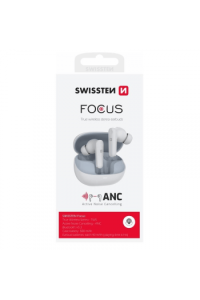 Swissten slušalice Bluetooth Anc 28h, HandsFree, bijele Focus