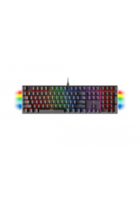 Tipkovnica gaming žična mehanička Fantech MAX FIT 108 Blue Switch MK855RGB Crna