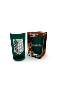 Attack On Titan - Large Glass - 400ml - Scout Symbol - Box