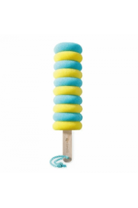 Crazy Curls - Lemon - sponge - yellow - blue