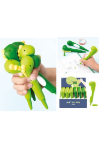 Kemijska olovka iTotal Squisy Dino crni ispis